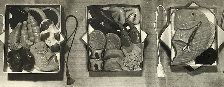 高明がつくった昭和30年代につくた生菓子